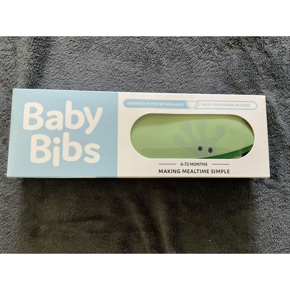 Labcosi Silicone Baby Bibs Set of 2 For Babies And Toddlers Feeding Bibs‎ Frog